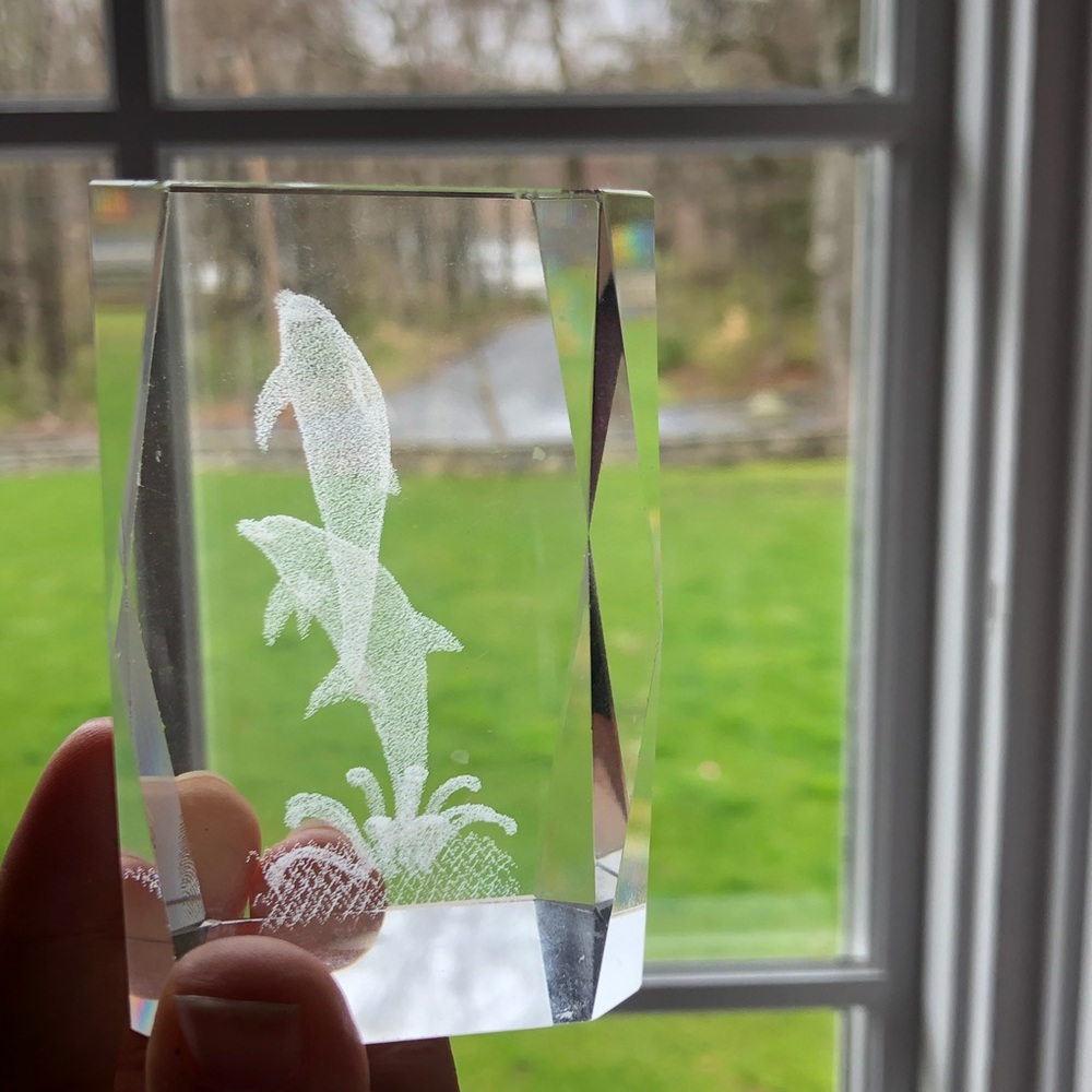 Etched Crystal Block
